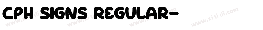 CPH Signs Regular字体转换